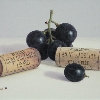 Bouchons Et Raisins Noirs - 14x18cm